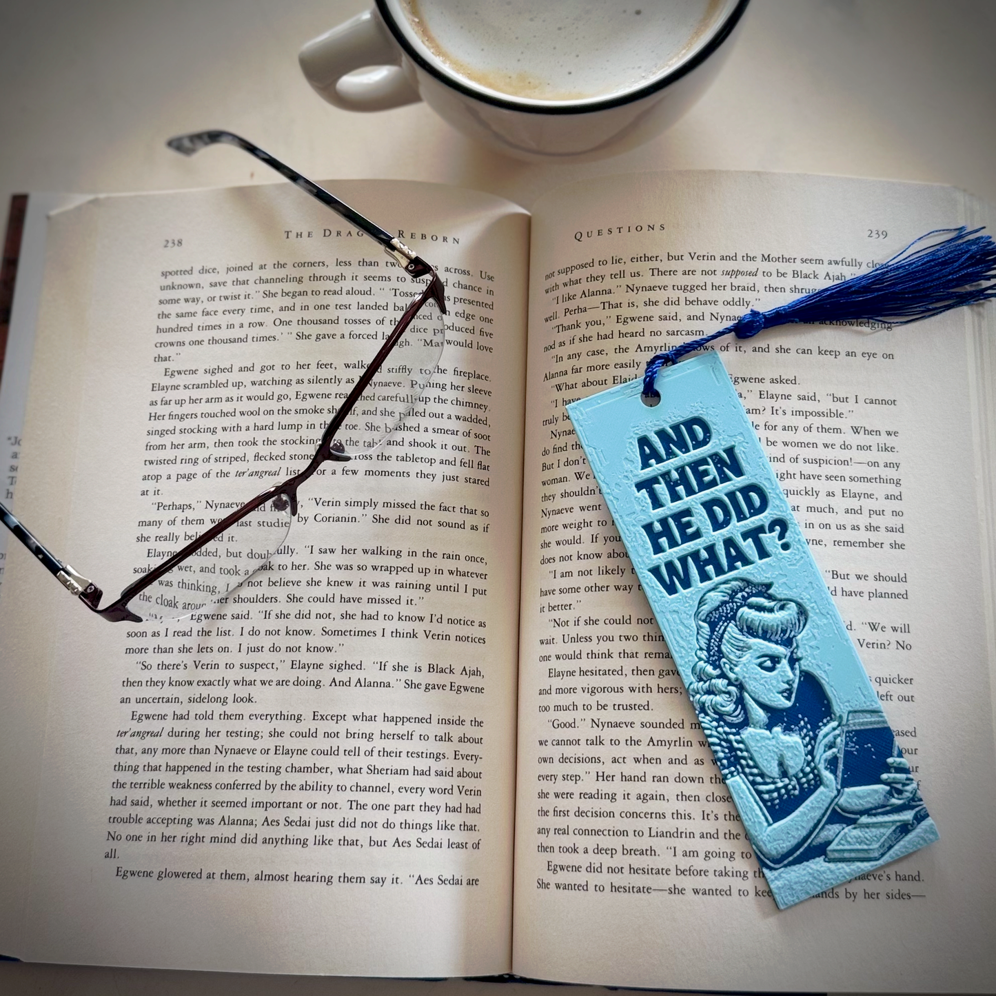 And Then He Did What? 3D Bookmark