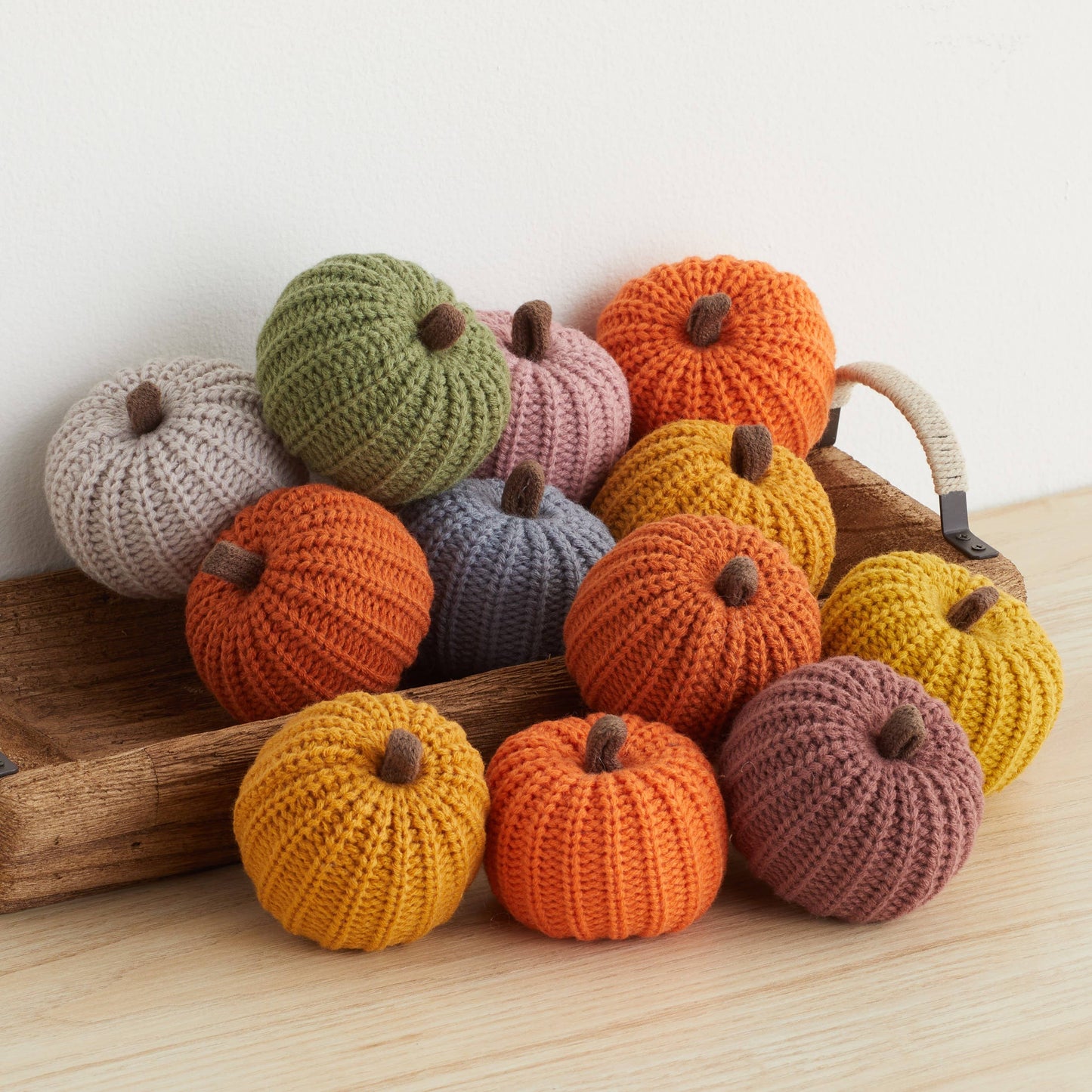 Colorful Knit Pumpkin Fall Home Decor, Thoughtful Gift, Best