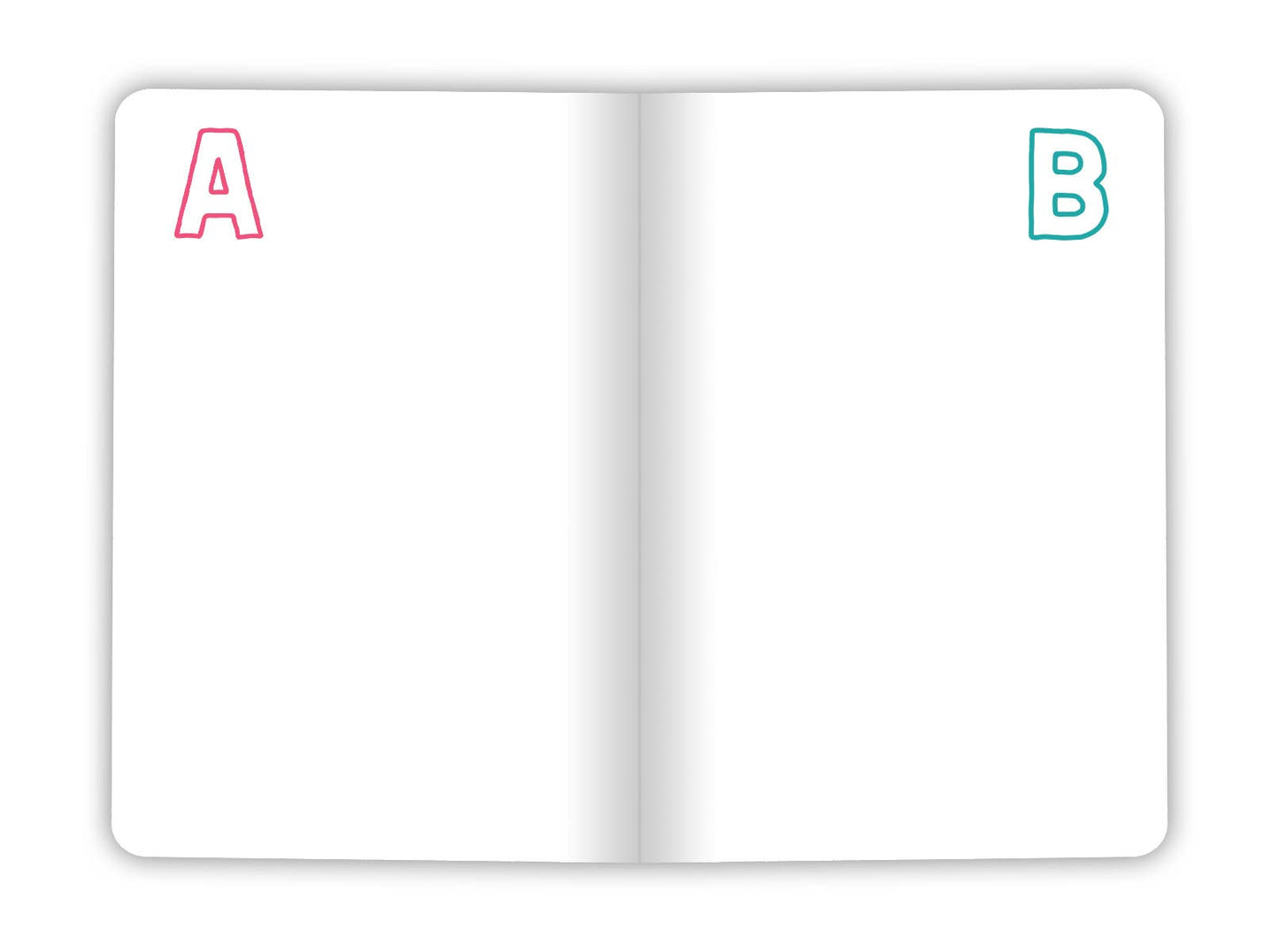 Alphabet Adventure Children's Log Book - Two 28-page books