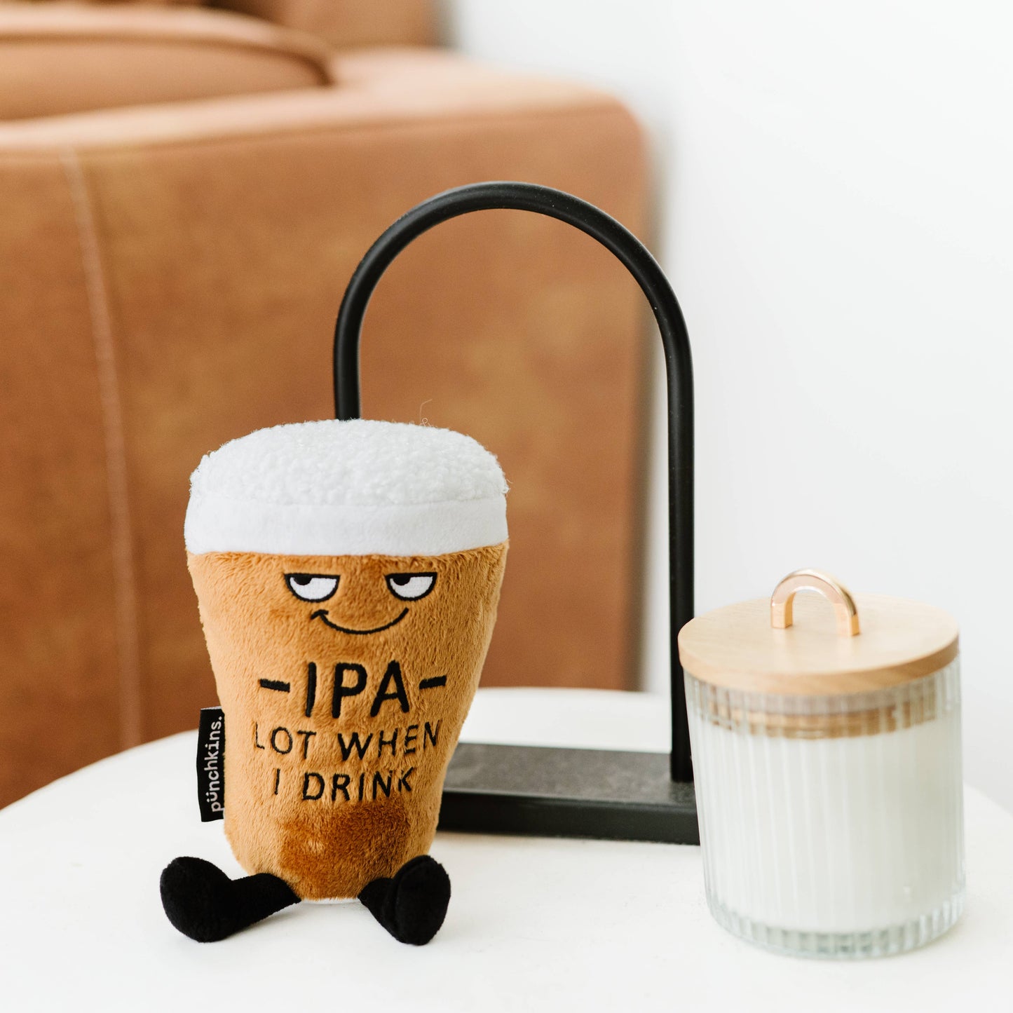 "Ipa Lot When I Drink" Plush Beer Gift Holiday Toy Funny