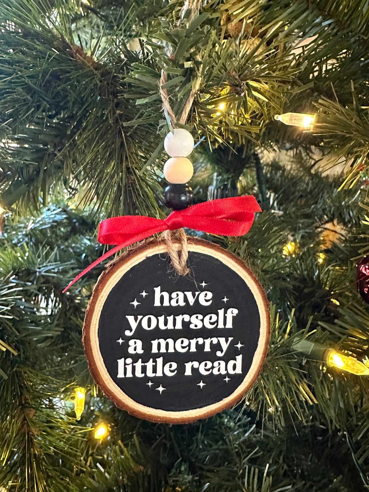 Bookish Saying Ornament