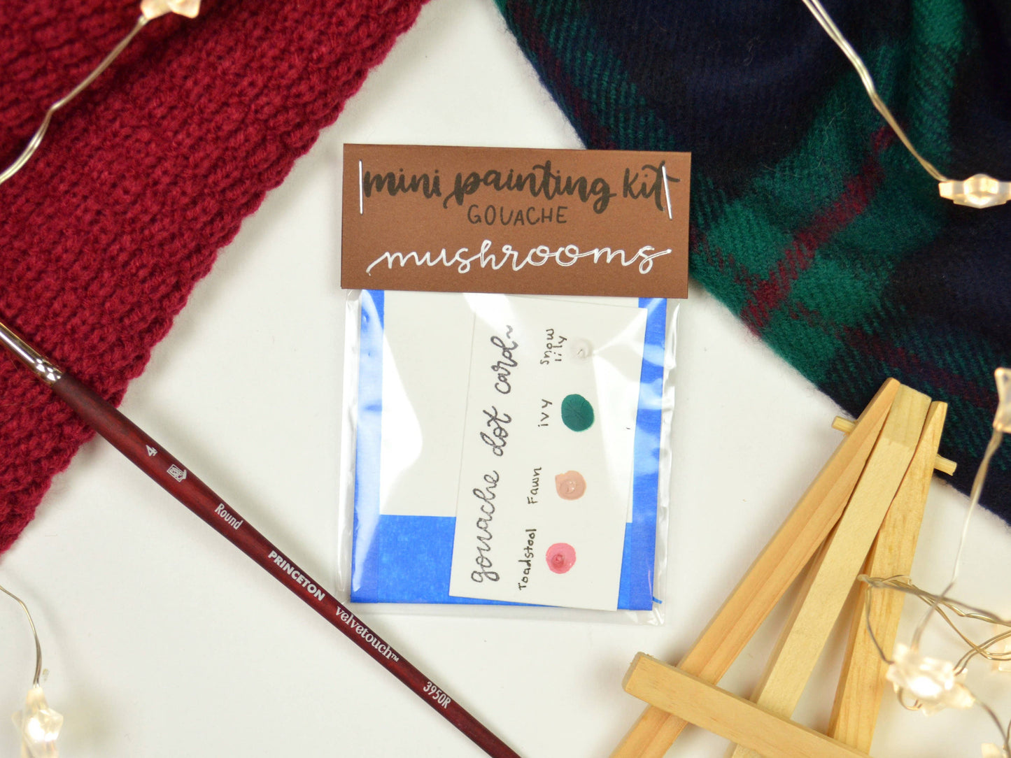 Mini Painting Kit- Mushrooms
