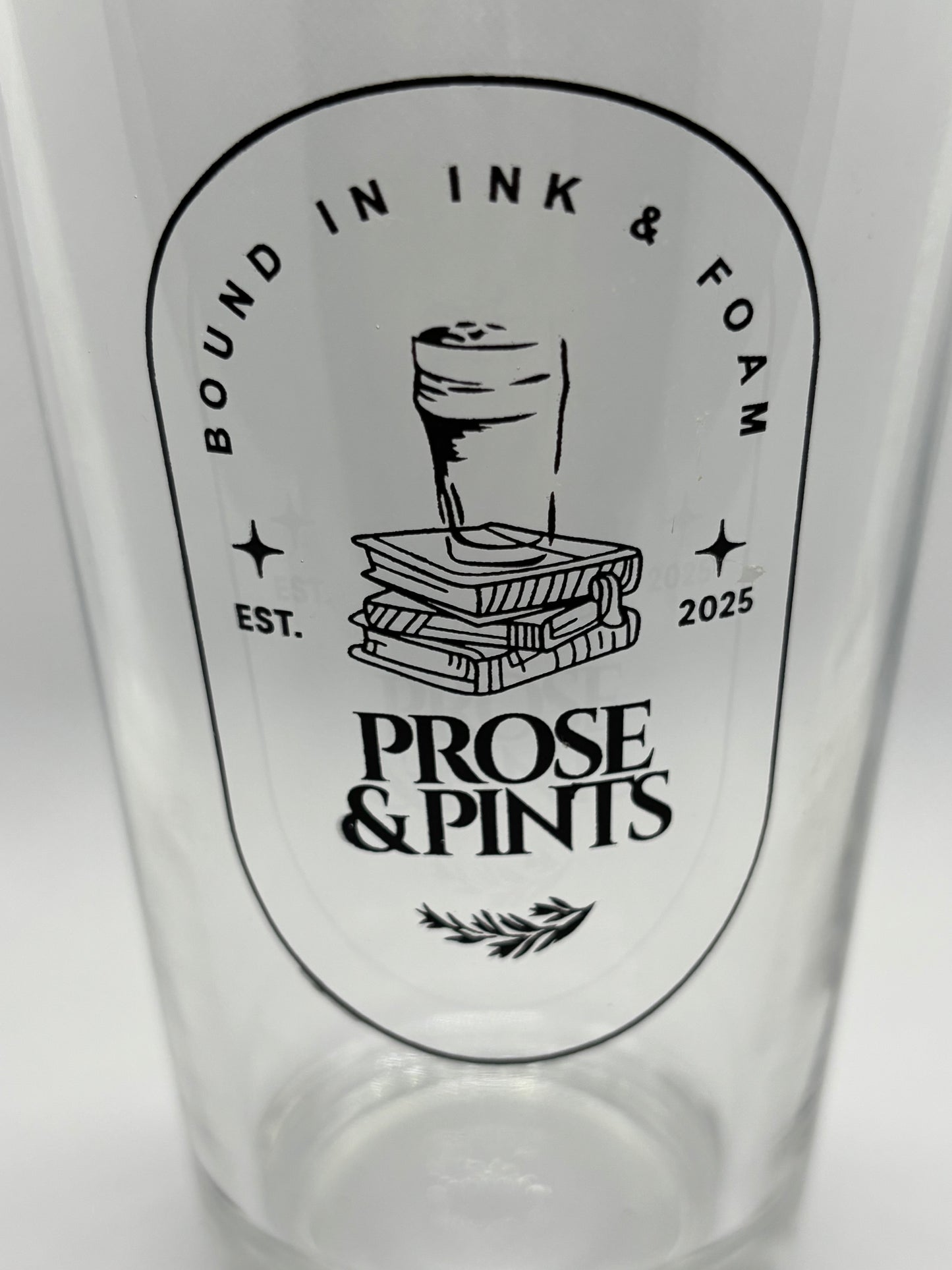 Logo Branded Pint Glass