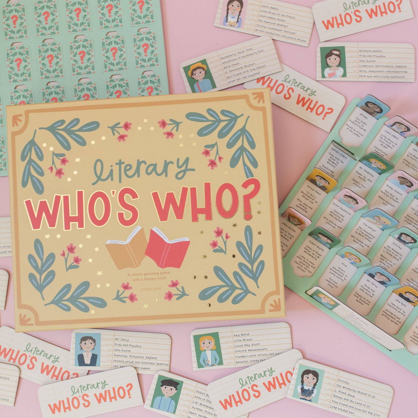 Literary Who's Who - Clues & Guessing Game