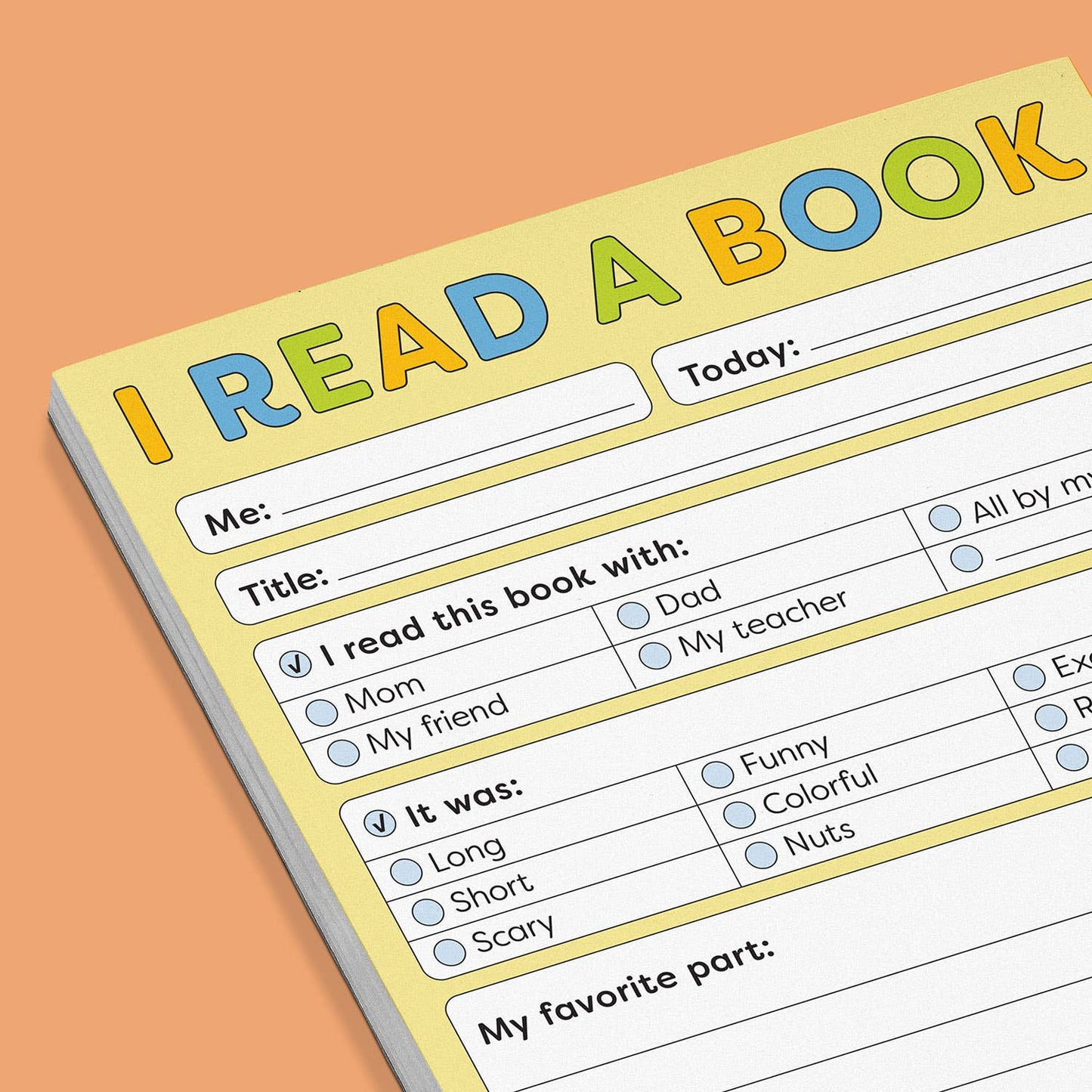Kids - I Read a Book Playtime Pads