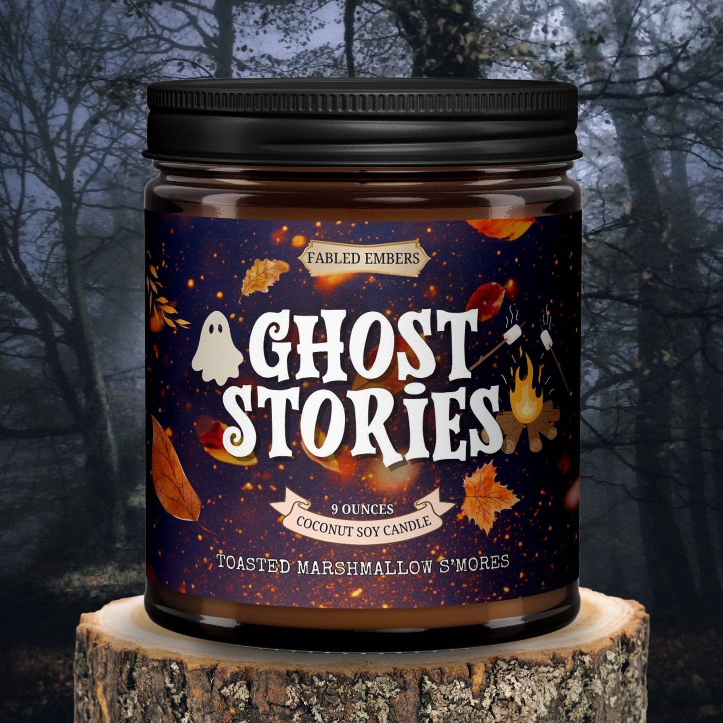 GHOST STORIES - haunted garden candle