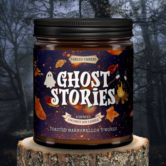 GHOST STORIES - haunted garden candle