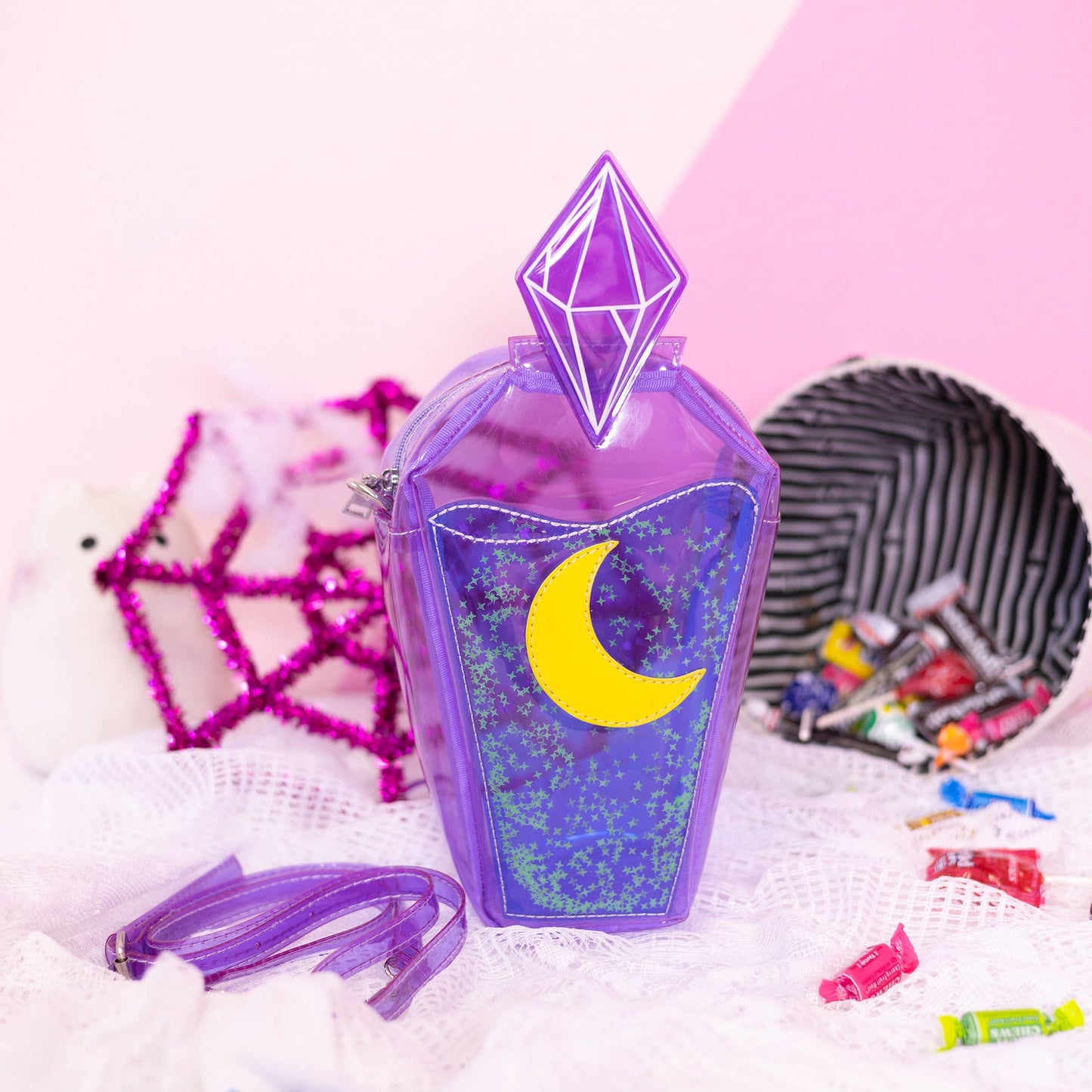 Halloween Glow in the Dark Potion Bottle Handbag