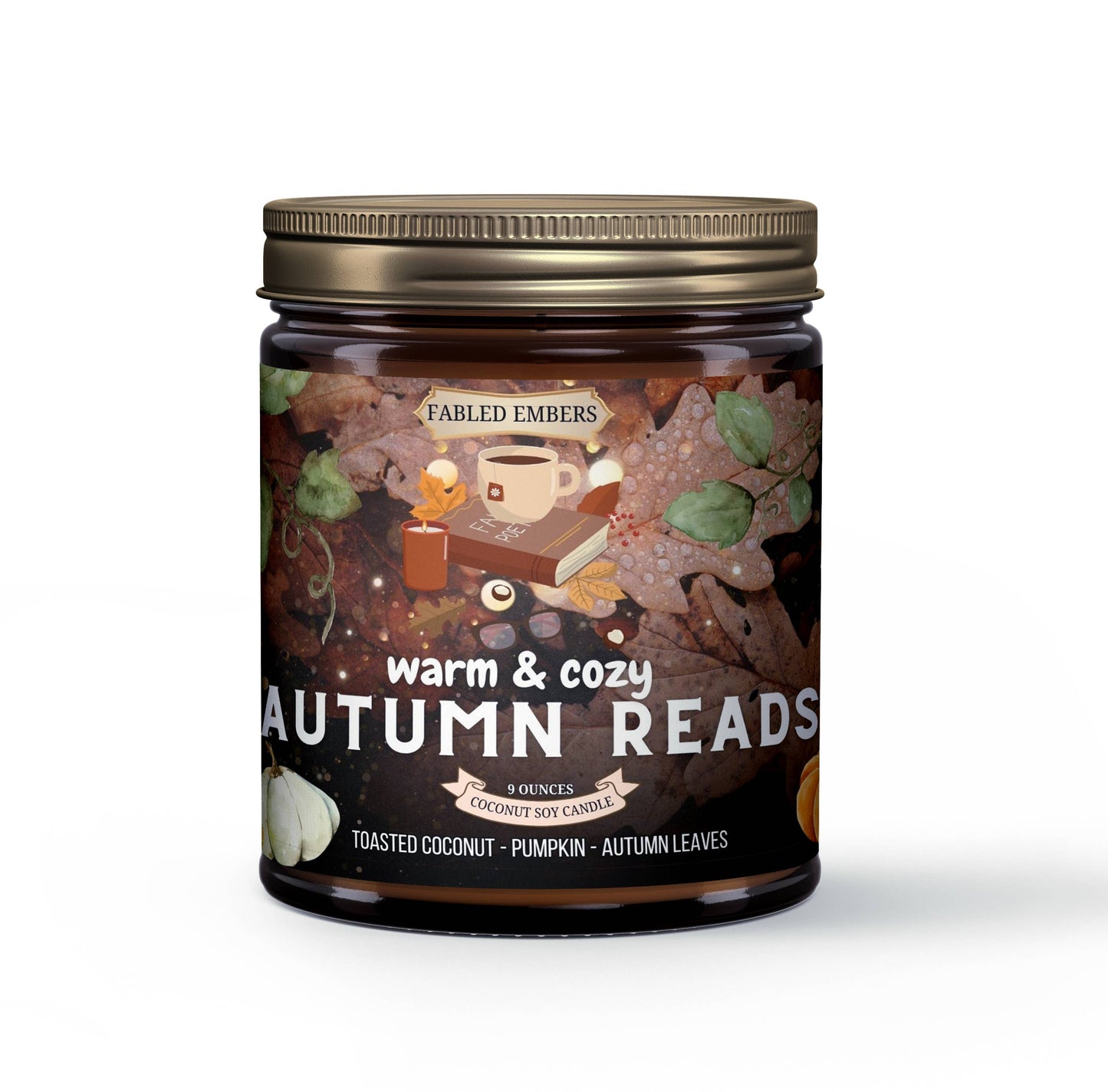 Warm & Cozy Autumn Reads Candle