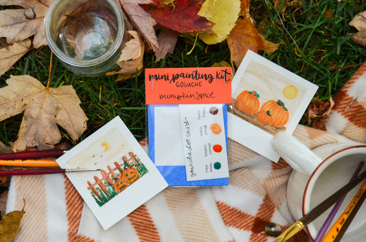Mini Painting Kit- Pumpkin Spice - SEASONAL
