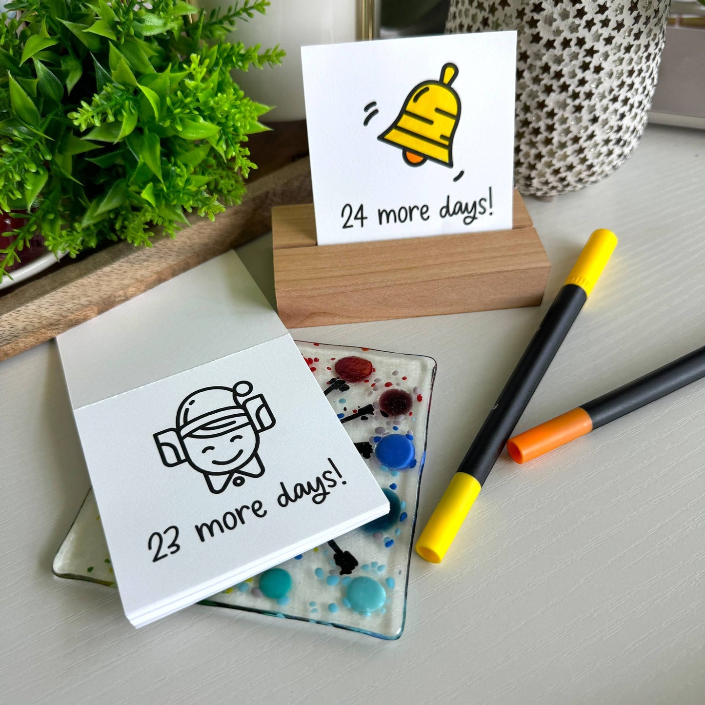 Color Your Own Advent Calendar, stocking stuffer, countdown