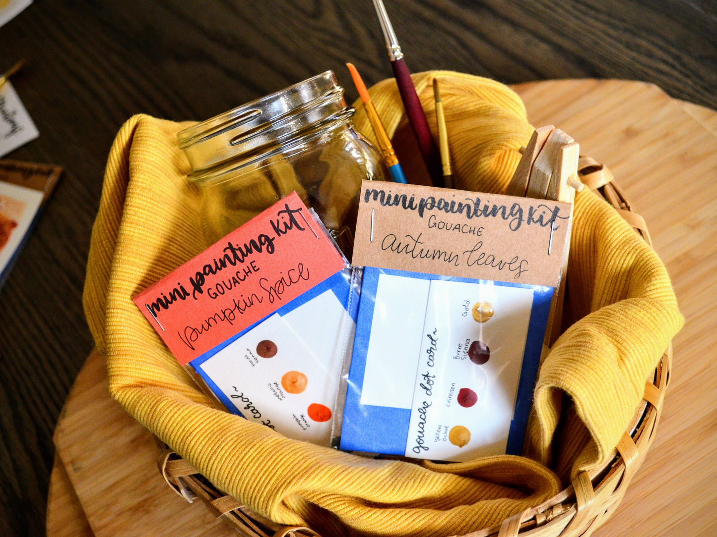 Mini Painting Kit- Autumn Leaves - SEASONAL