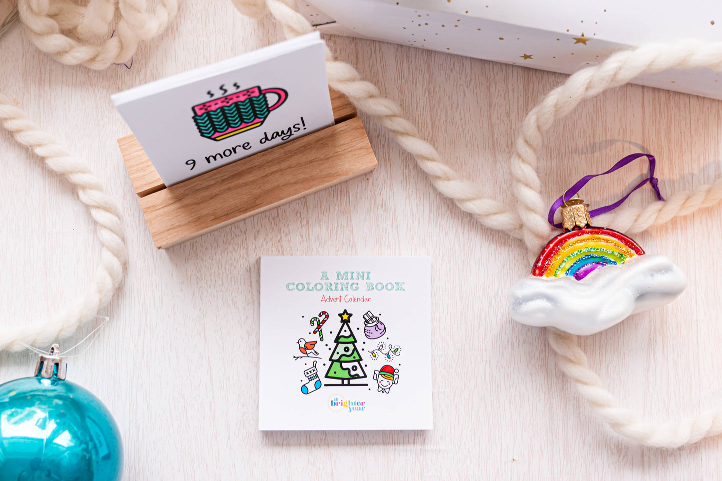Color Your Own Advent Calendar, stocking stuffer, countdown