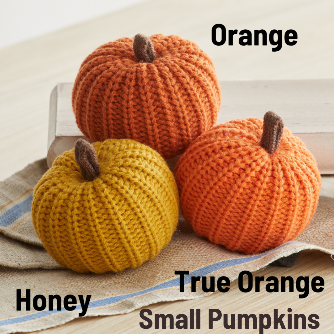 Colorful Knit Pumpkin Fall Home Decor, Thoughtful Gift, Best