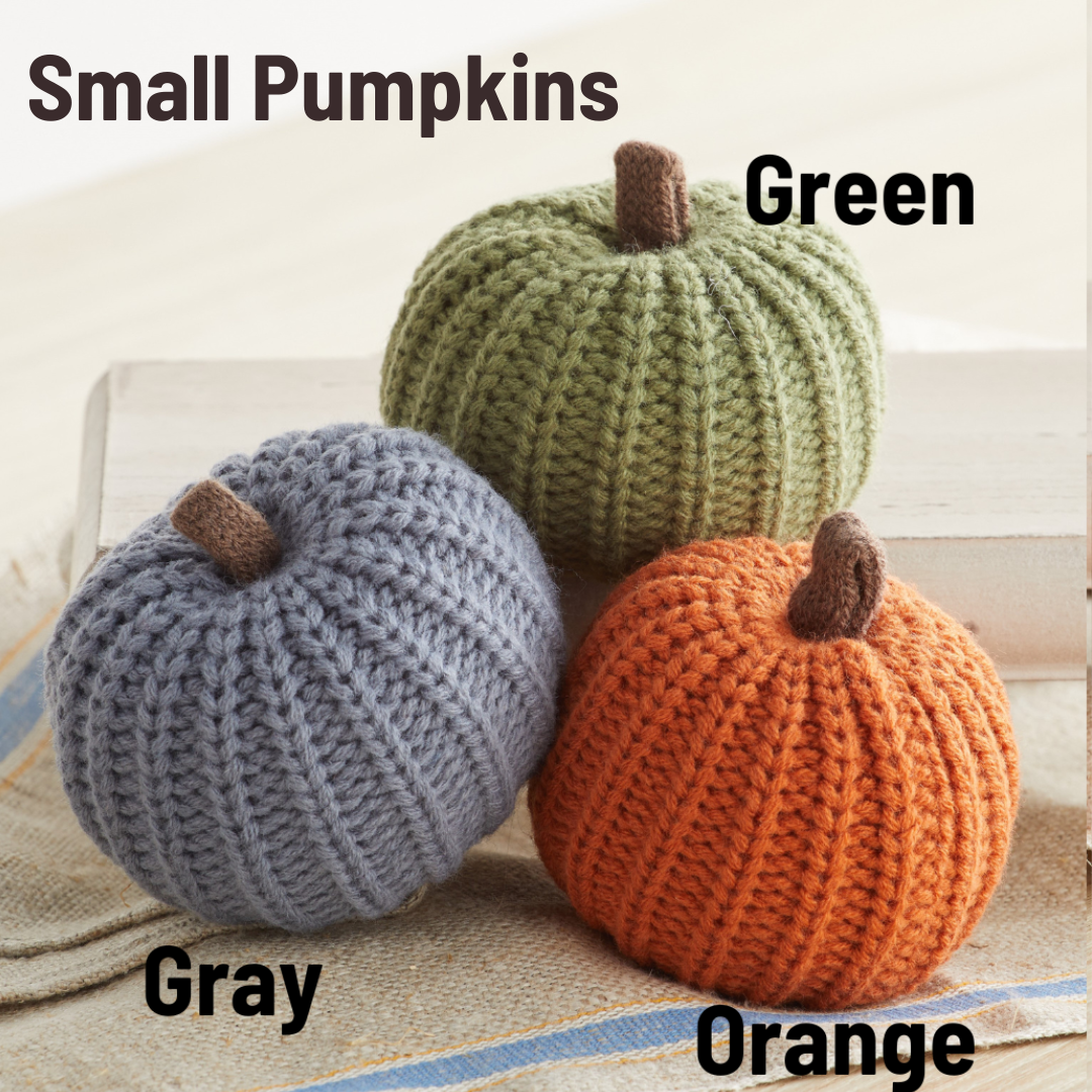 Colorful Knit Pumpkin Fall Home Decor, Thoughtful Gift, Best