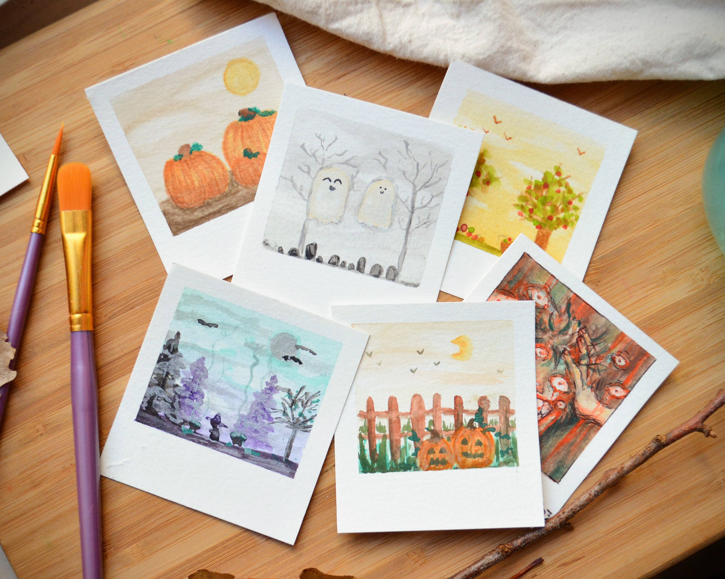 Mini Painting Kit- Ghosts - SEASONAL