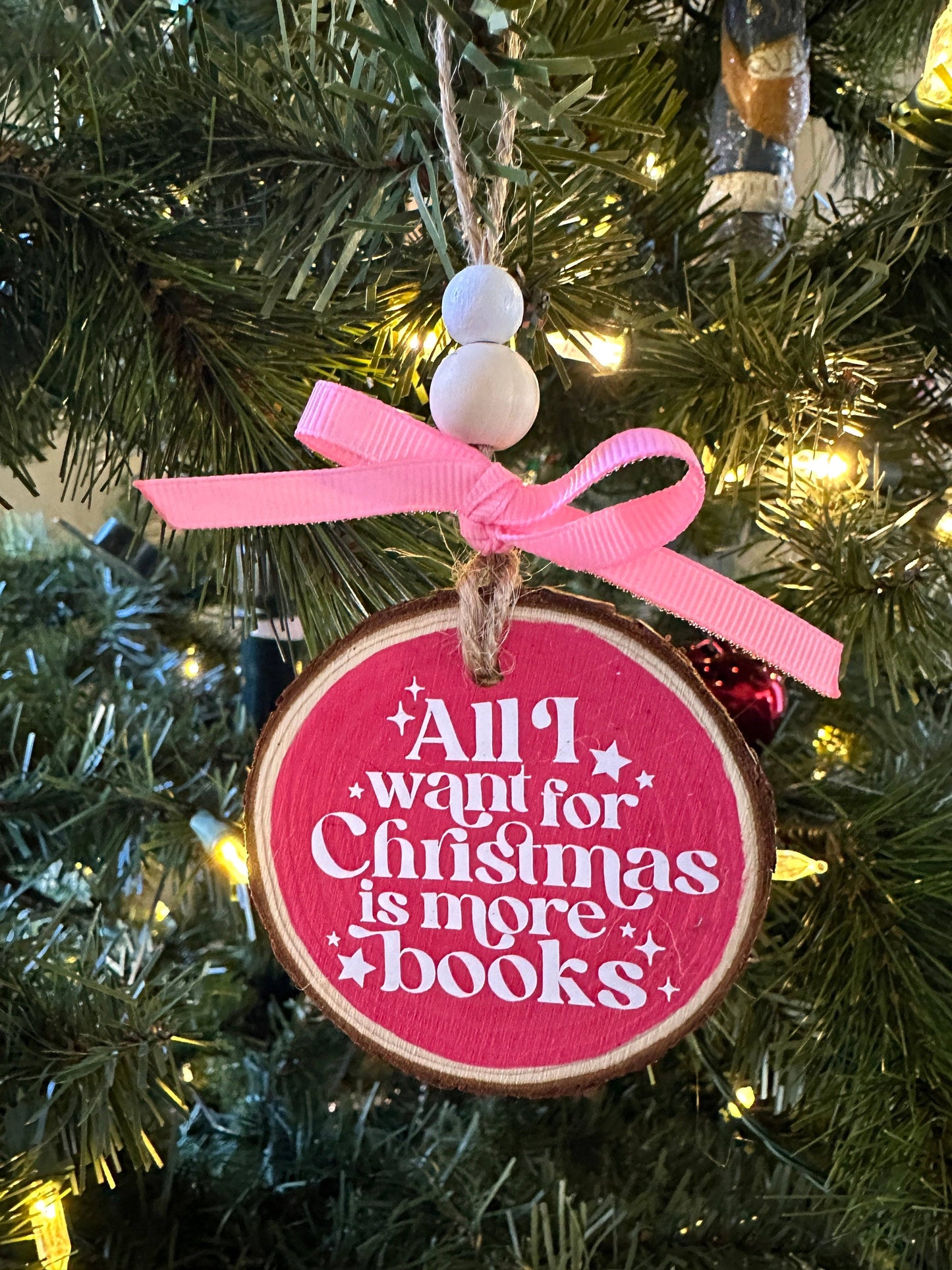 Bookish Saying Ornament