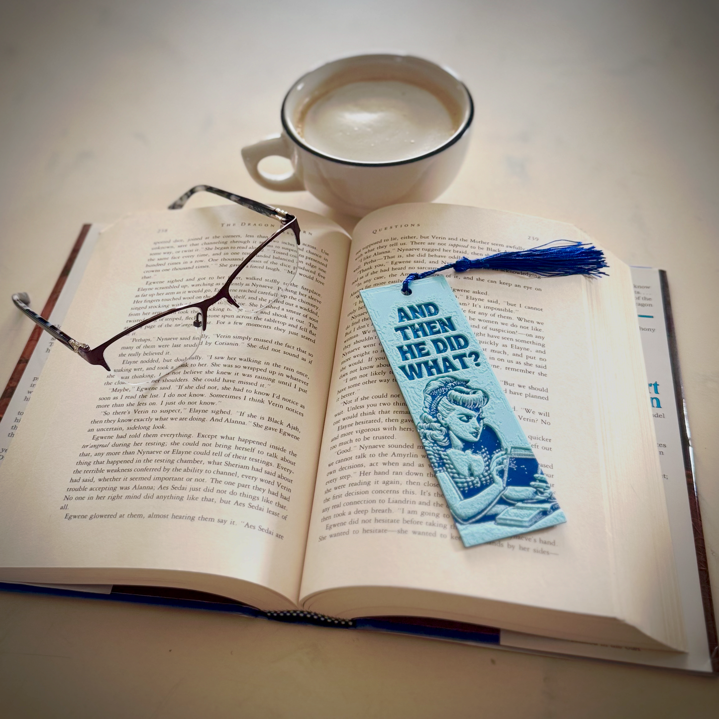 And Then He Did What? 3D Bookmark