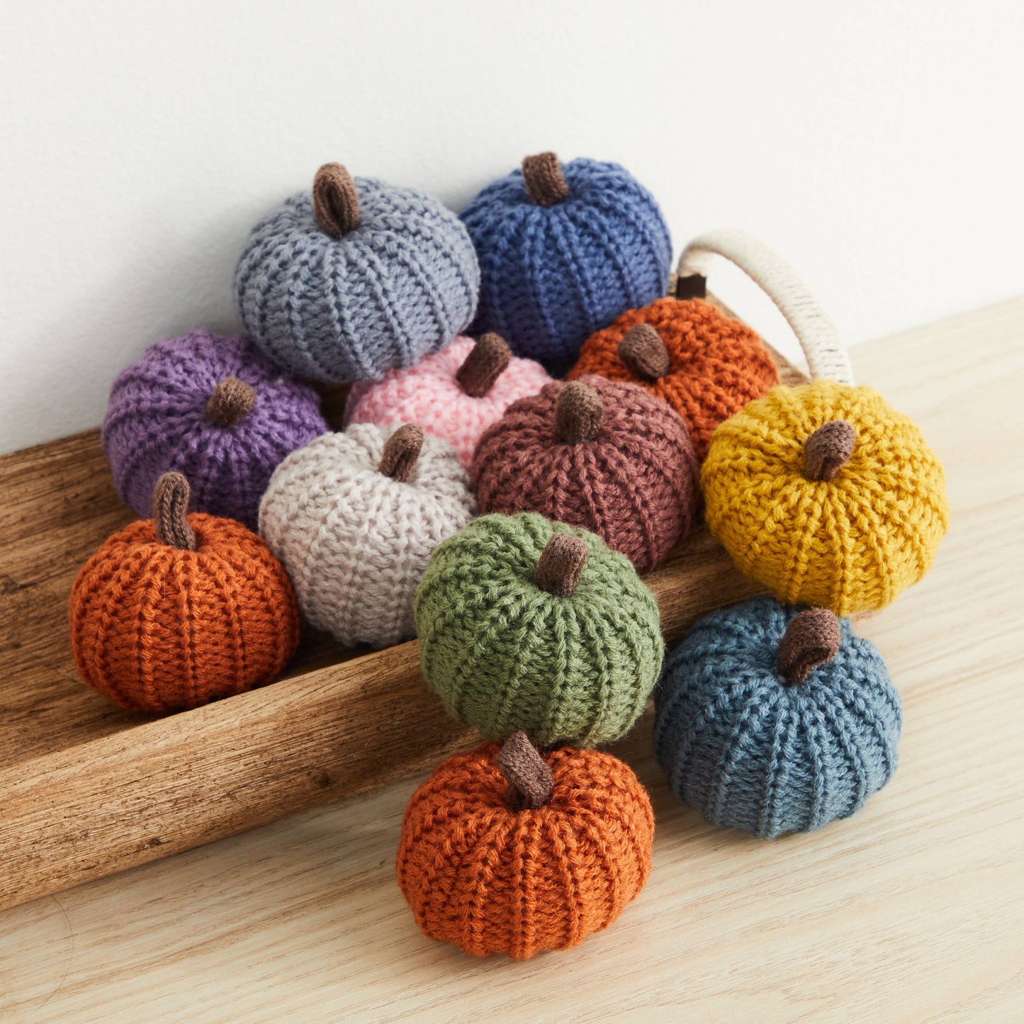 Colorful Knit Pumpkin Fall Home Decor, Thoughtful Gift, Best
