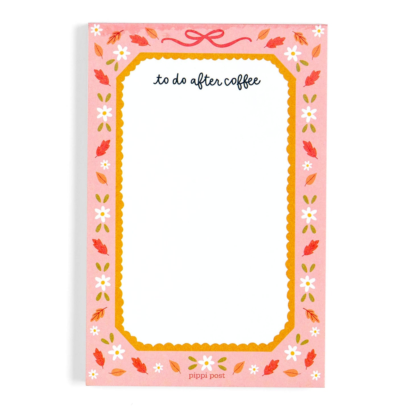 To Do; After Coffee 4x6 Notepad