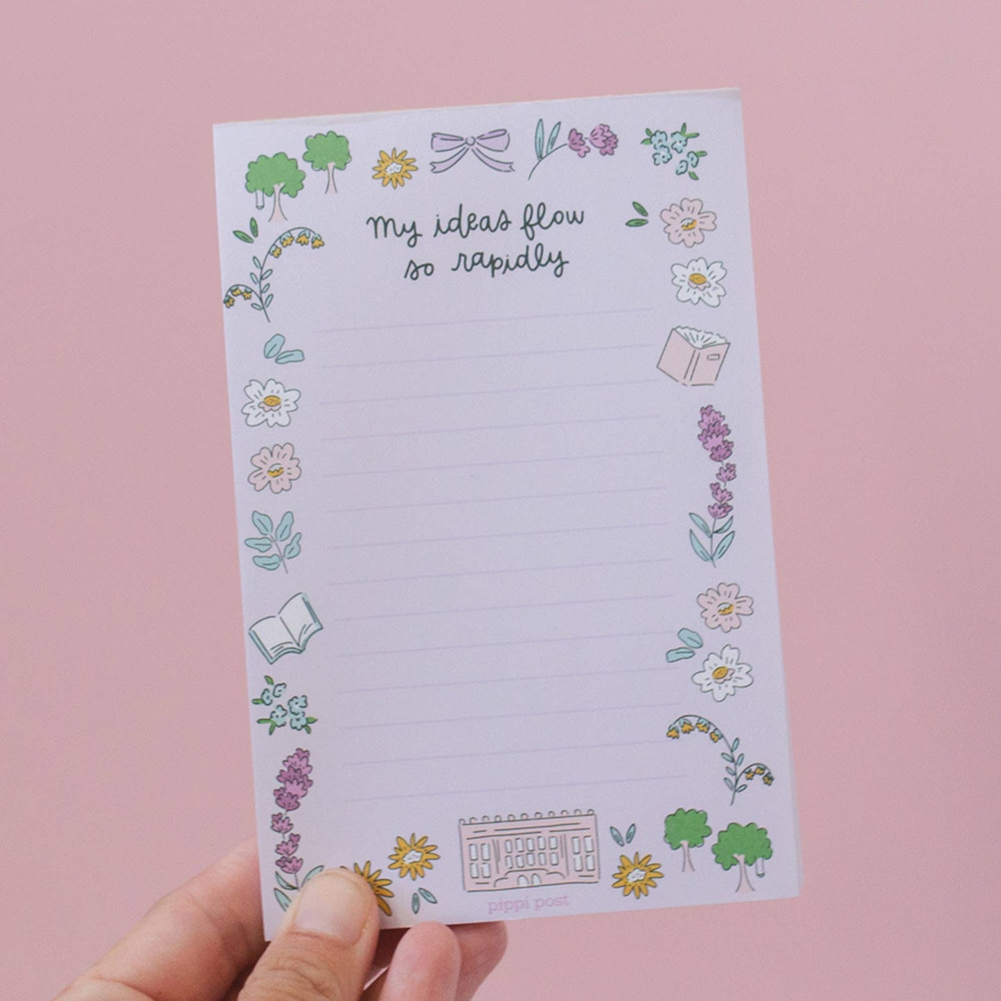 Ideas Flow Rapidly Pride & Prejudice 4x6 Notepad