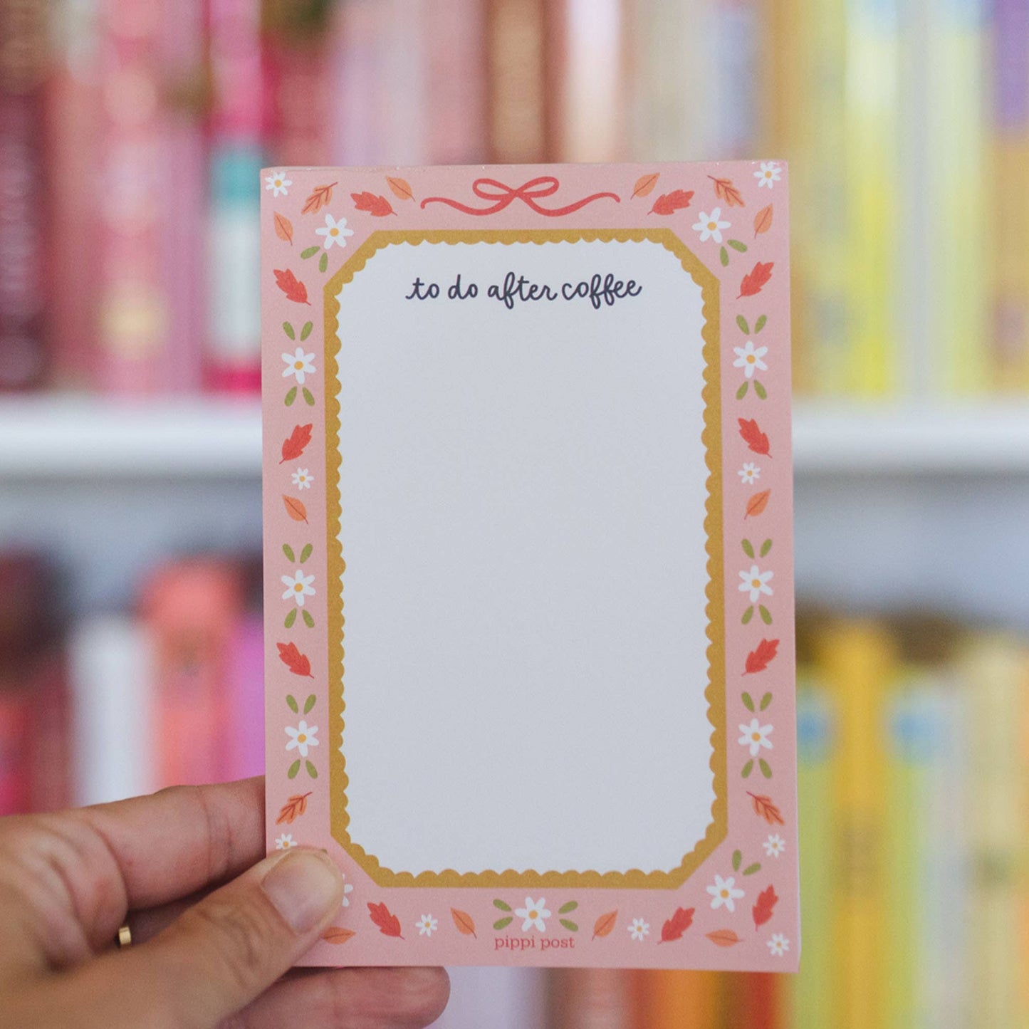 To Do; After Coffee 4x6 Notepad