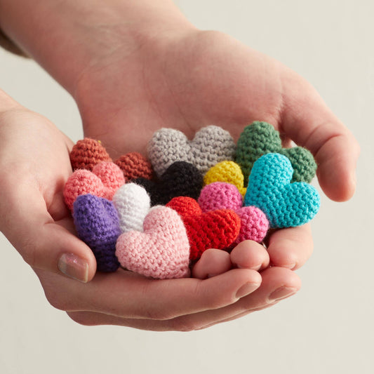 Mini Hearts Crocheted, Gift For Her, Love, Bowl Filler