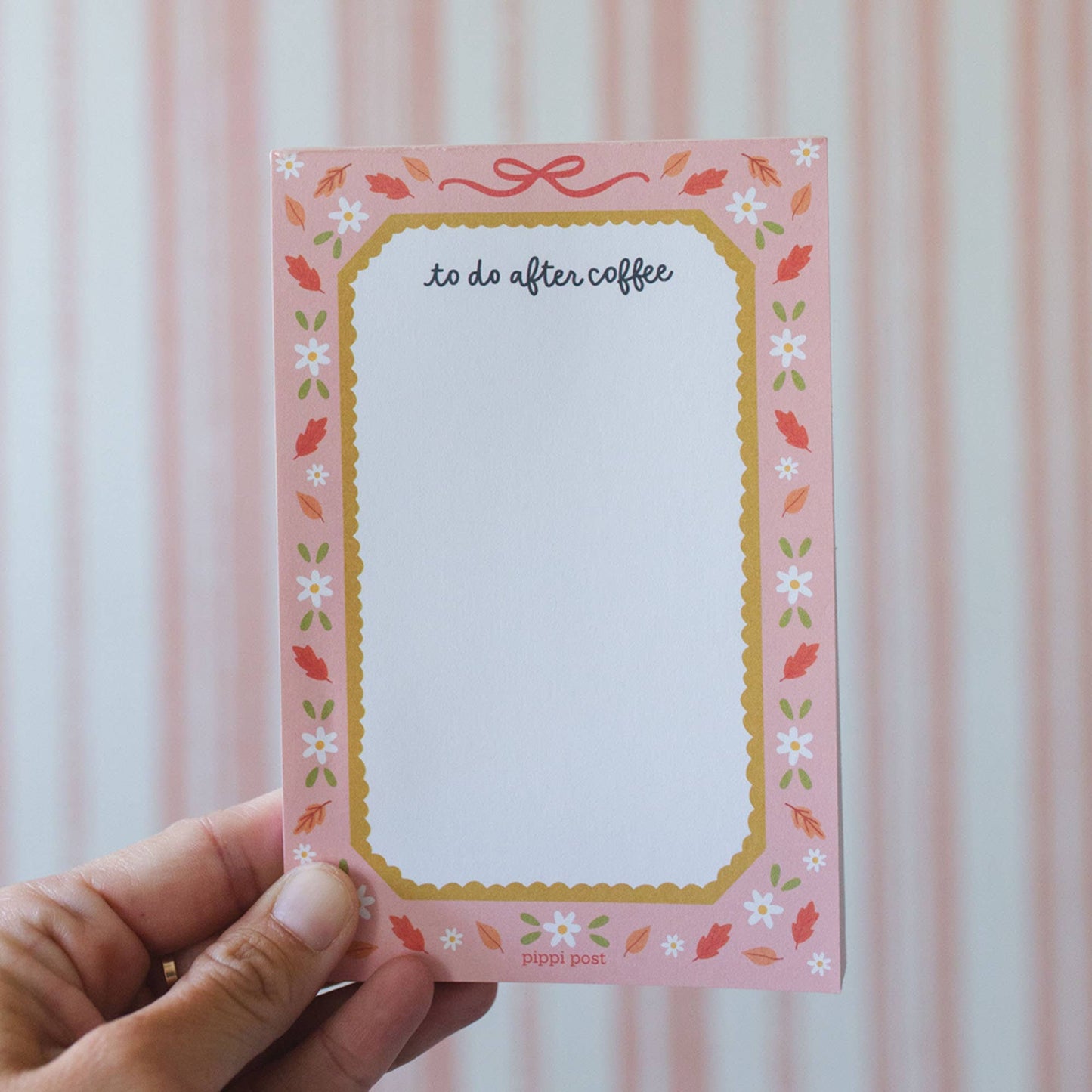 To Do; After Coffee 4x6 Notepad