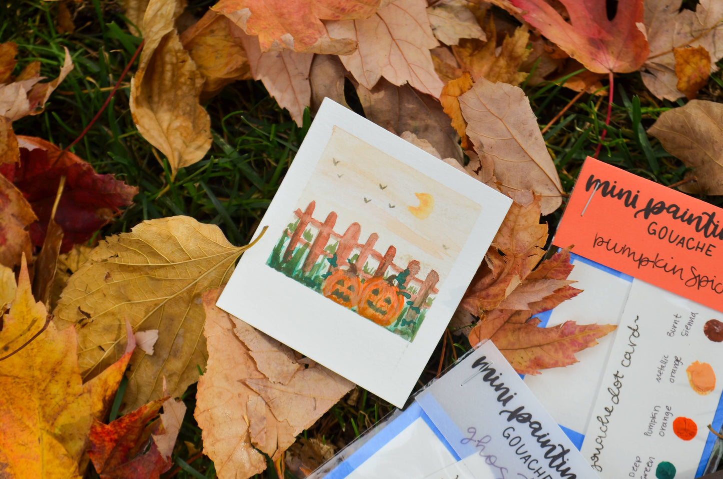 Mini Painting Kit- Pumpkin Spice - SEASONAL