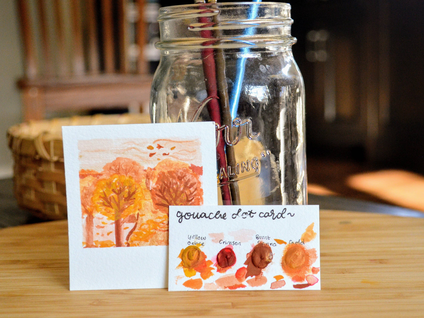 Mini Painting Kit- Autumn Leaves - SEASONAL