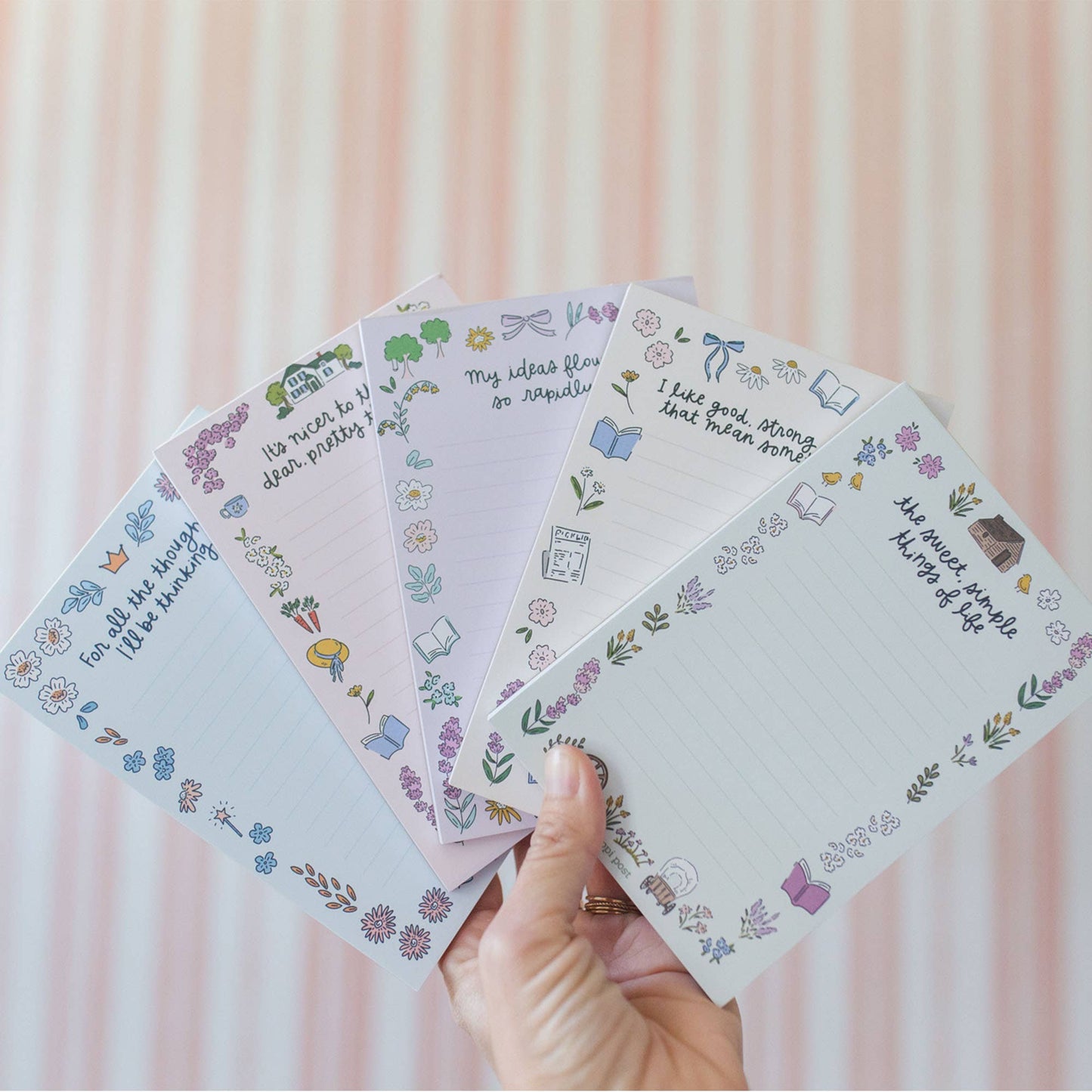 Ideas Flow Rapidly Pride & Prejudice 4x6 Notepad