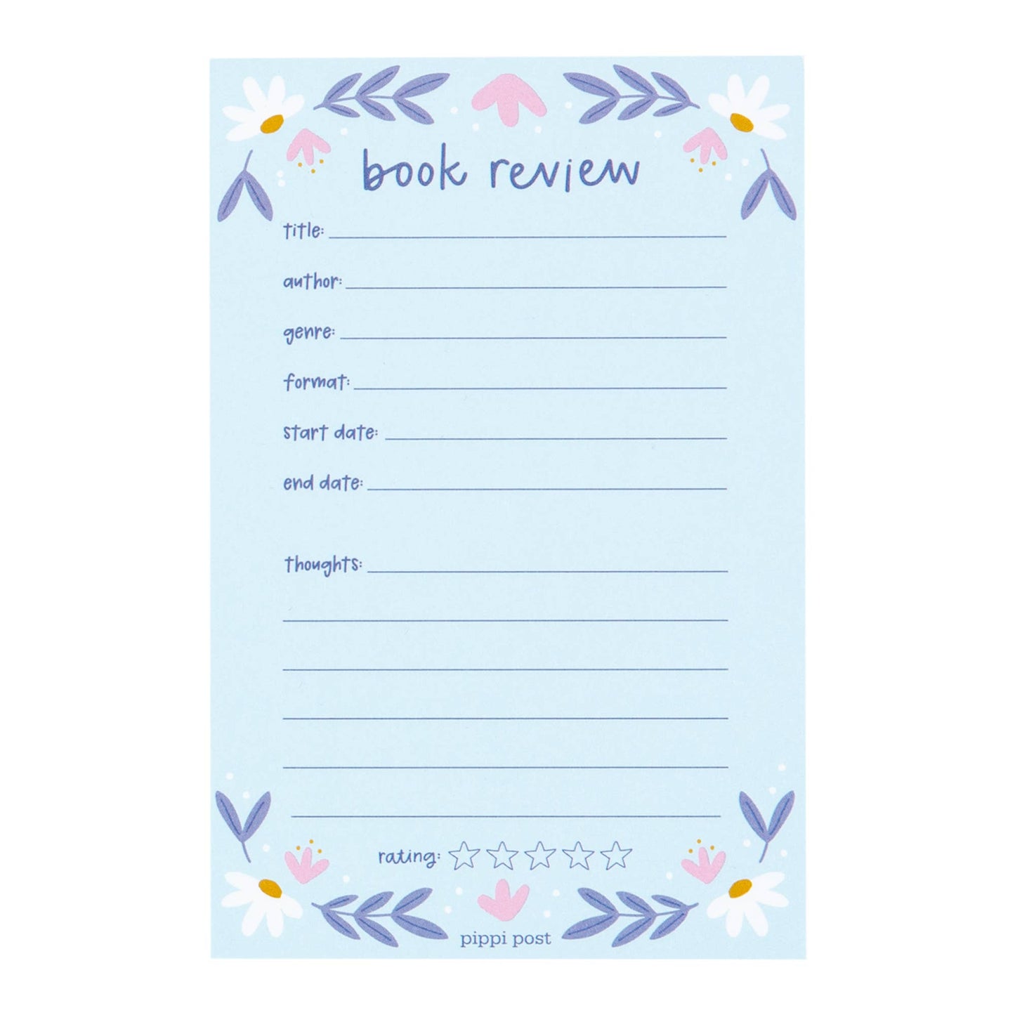 Book Review 4x6 Notepad