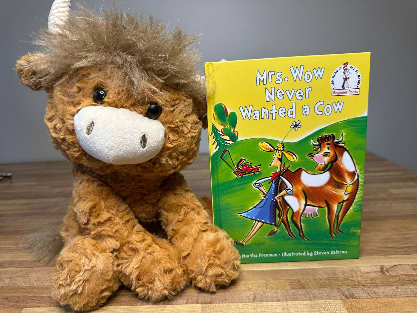 Mrs. Wow Never Wanted a Cow + Highland Cow Plush