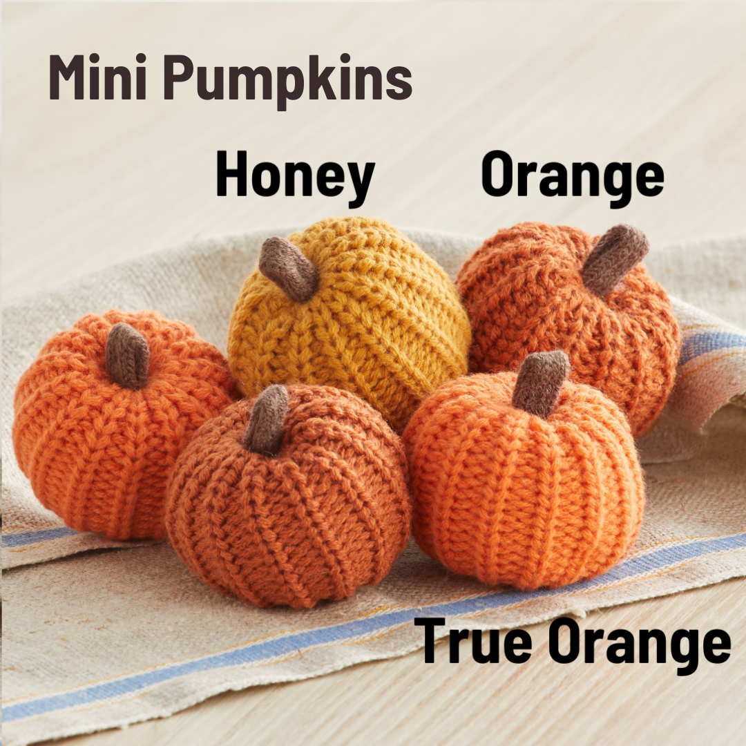 Colorful Knit Pumpkin Fall Home Decor, Thoughtful Gift, Best