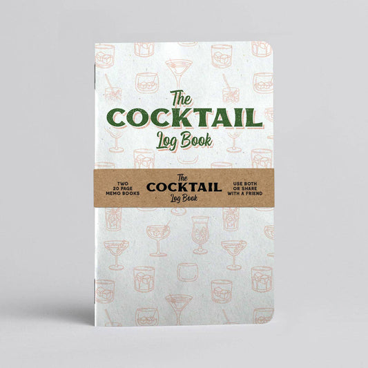 Cocktail Log Book - Two 20-page books - Record your Recipes