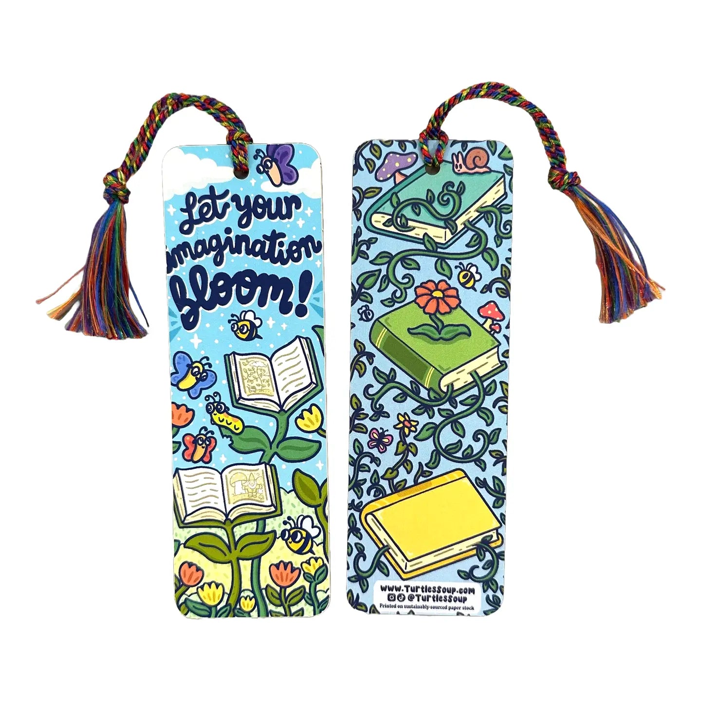 Turtle's Soup Brand Tassel Bookmark