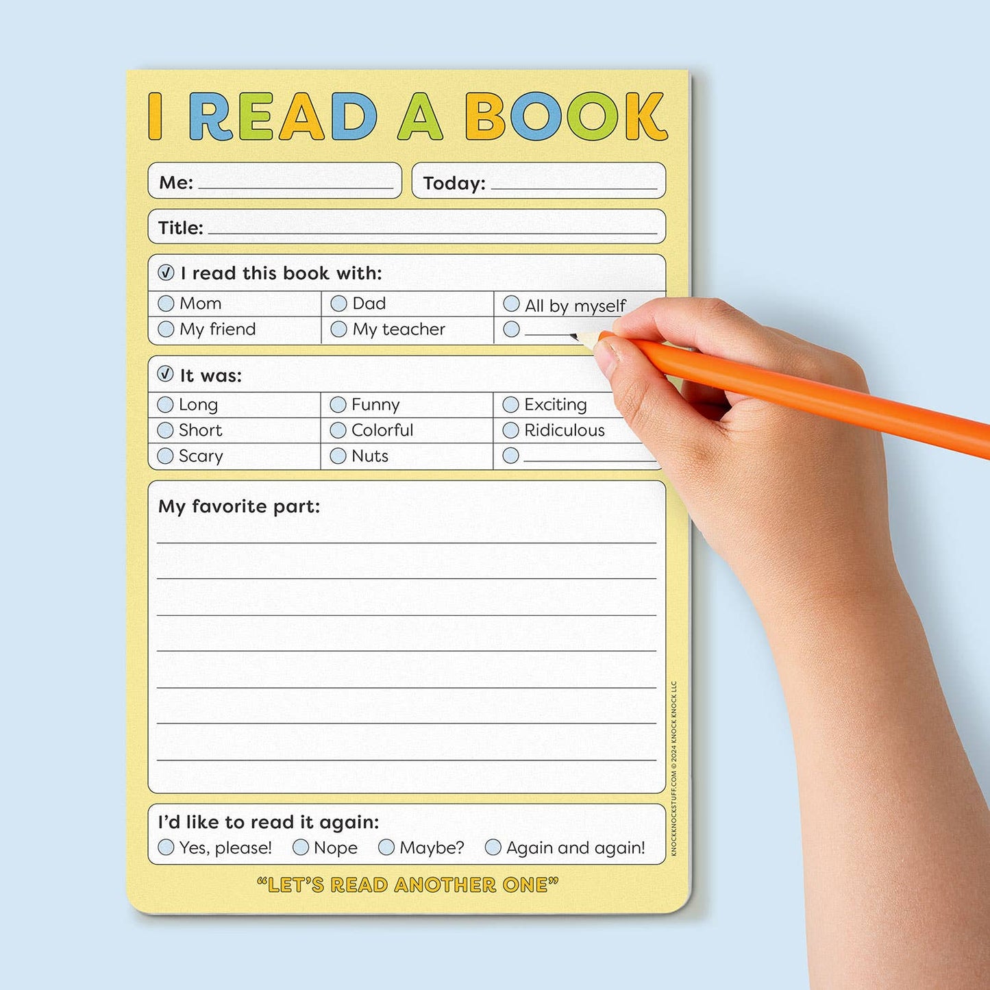 Kids - I Read a Book Playtime Pads