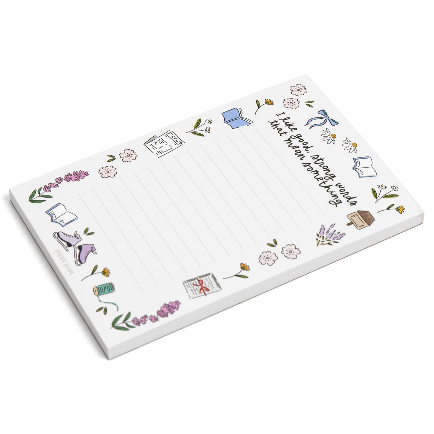 Good Strong Words Little Women 4x6 Notepad