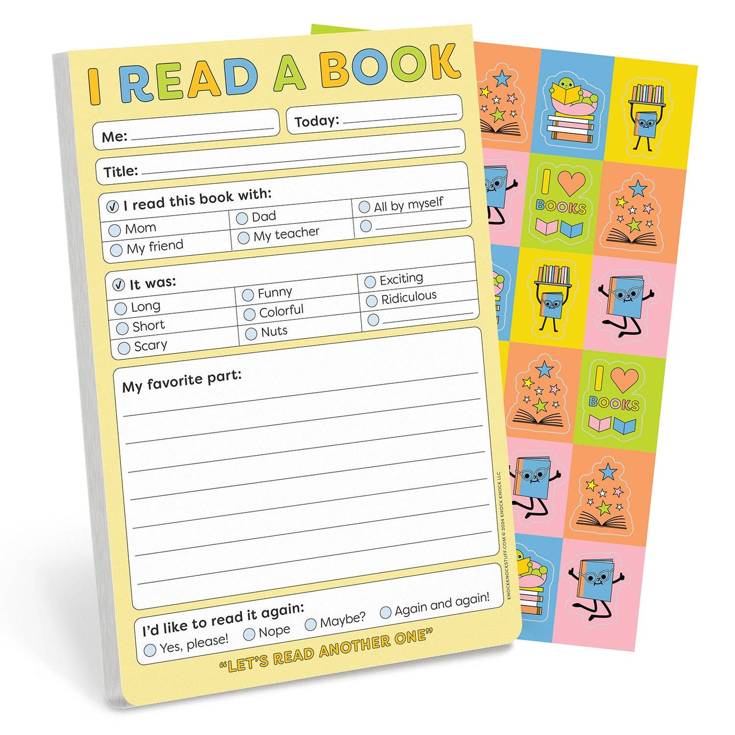 Kids - I Read a Book Playtime Pads