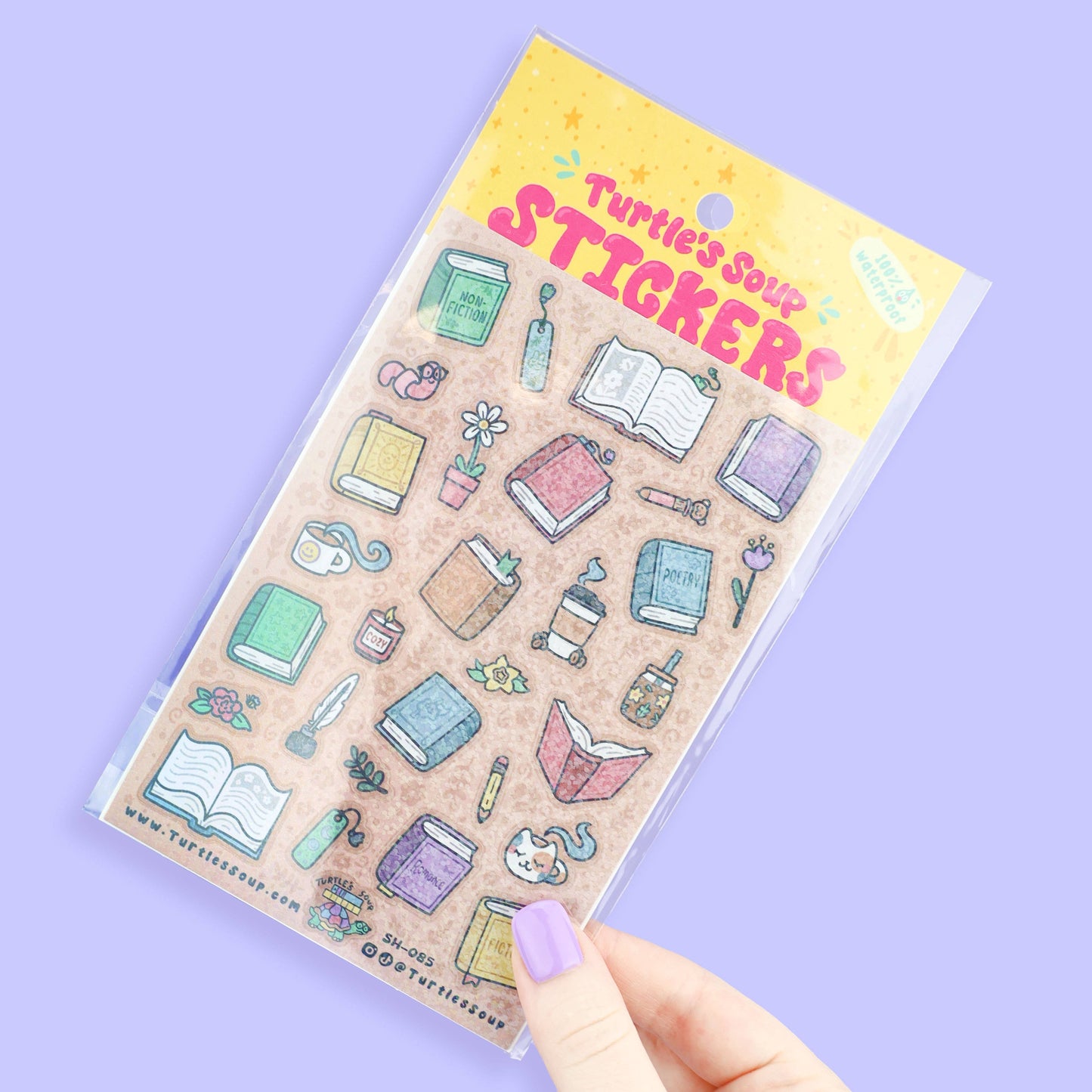 Books and Things | Bookish | Reader | Cute | Sticker Sheet