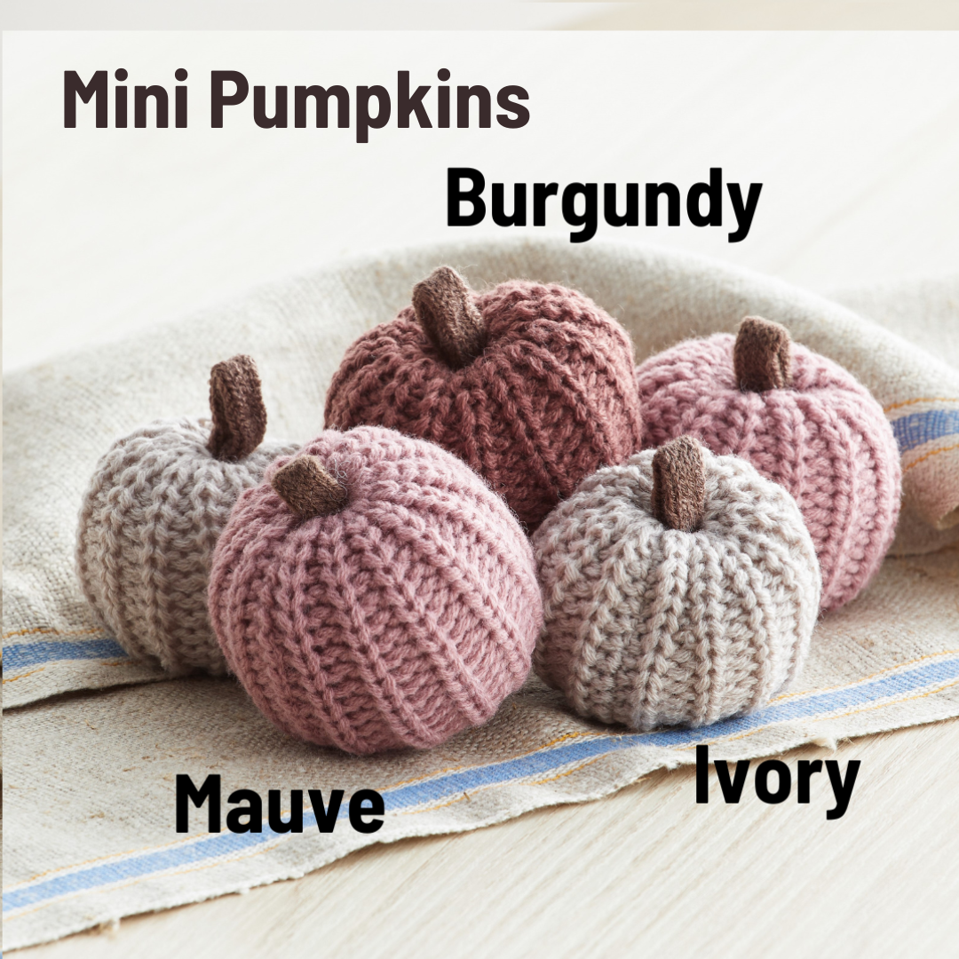 Colorful Knit Pumpkin Fall Home Decor, Thoughtful Gift, Best