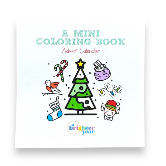 Color Your Own Advent Calendar, stocking stuffer, countdown