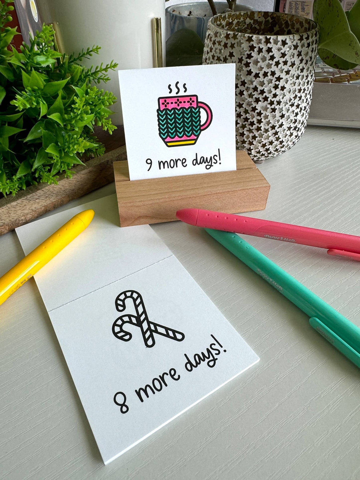 Color Your Own Advent Calendar, stocking stuffer, countdown