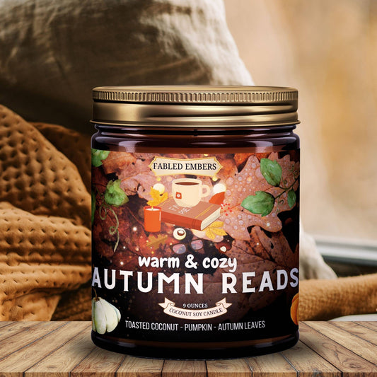 Warm & Cozy Autumn Reads Candle