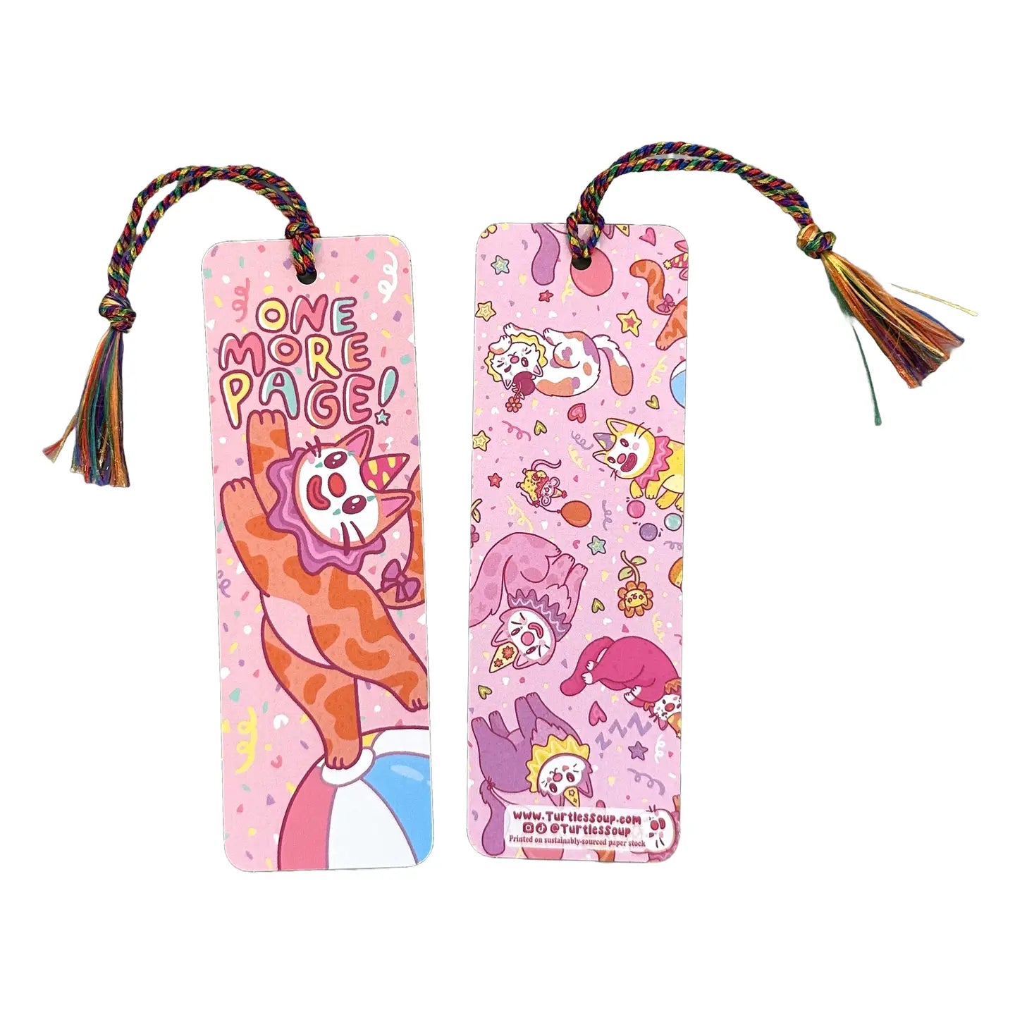 Turtle's Soup Brand Tassel Bookmark